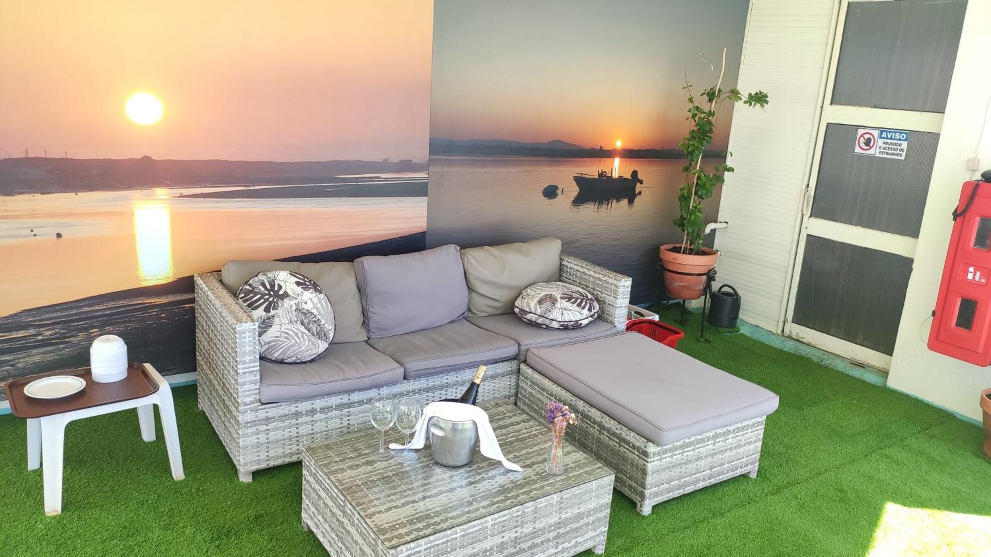 Aeromar Beach Hotel Faro Bagian luar foto