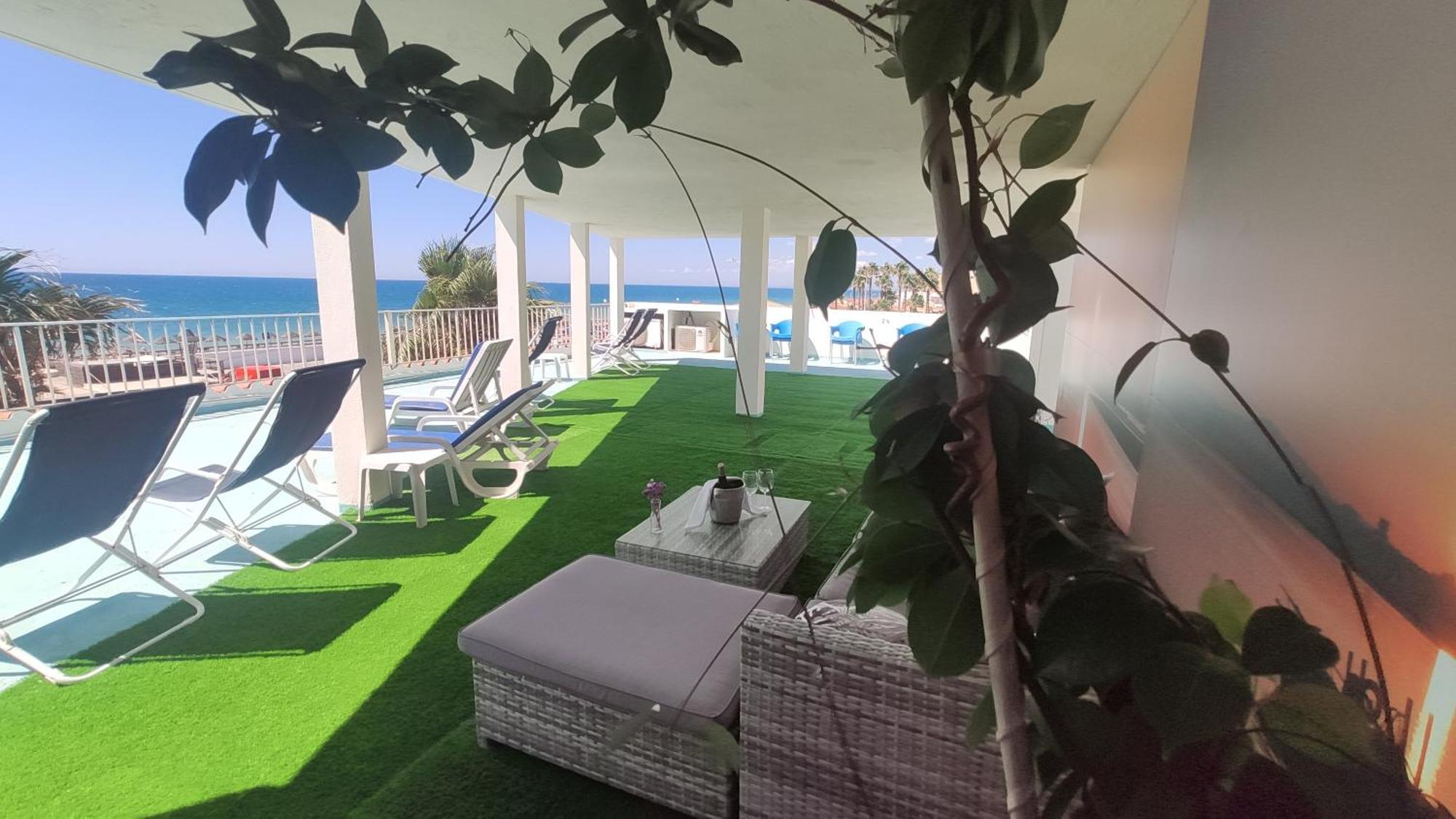 Aeromar Beach Hotel Faro Bagian luar foto